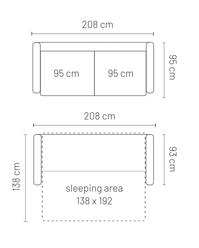 Alden 3-kohaline diivanvoodi pesukastiga - Image 8