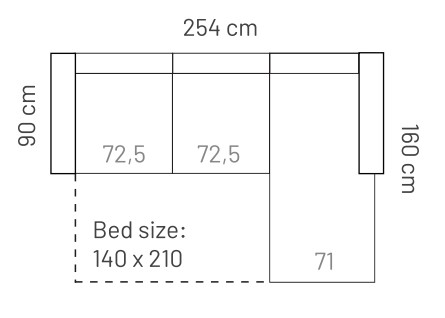Aramis nurgadiivanvoodi pesukastiga - Image 8